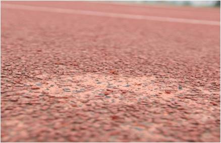 聚氨酯跑路纹路被磨平