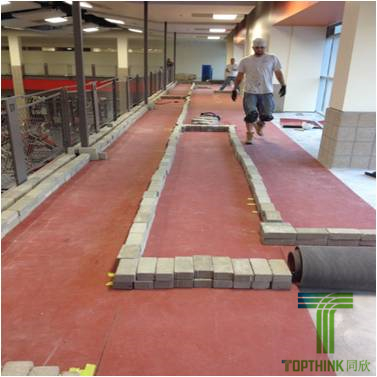 预造型橡胶跑路施工流程