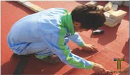 预造型橡胶跑路施工流程